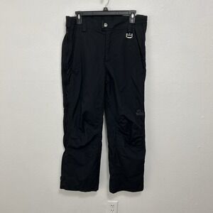 Marker Side Zip Insulated Black Ski / Snowboard Pants Men's Size‎ S Stretch